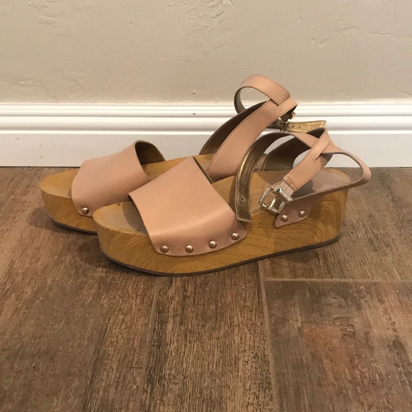 Platform tan shoes - Picture 2 of 5